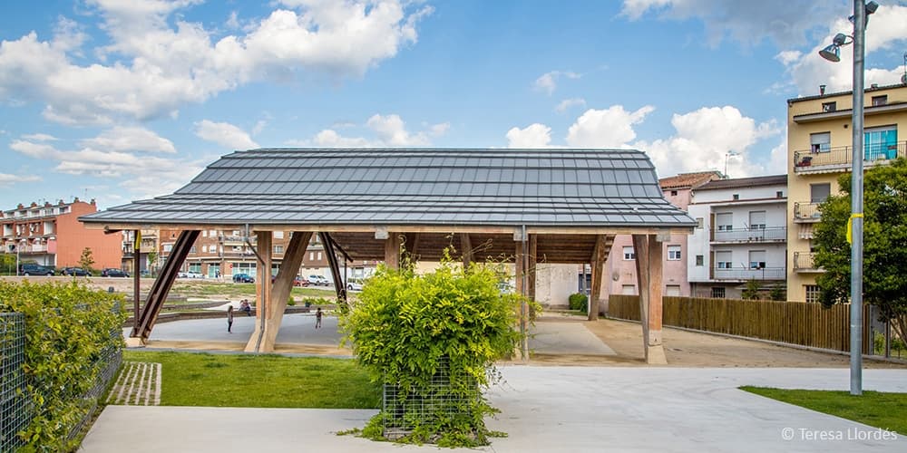 Cobert de la màquina de batre